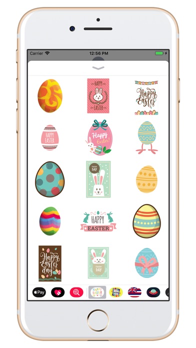 Happy Easter - stickers emoji screenshot 2