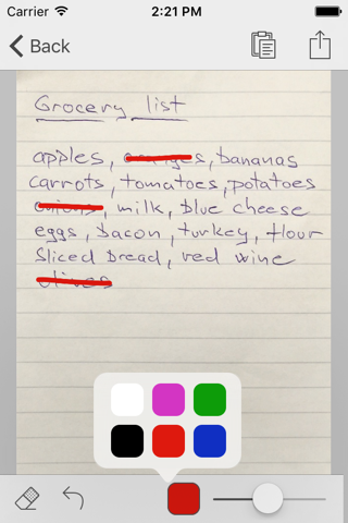 Paper Shopping List + screenshot 3
