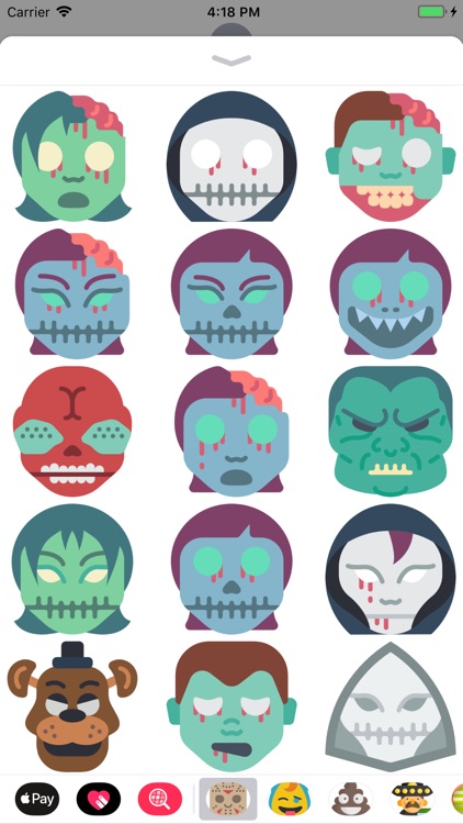 Halloween Masks Stickers