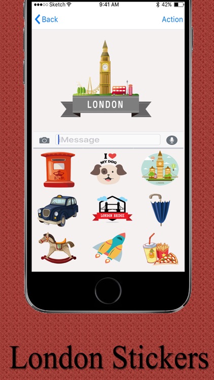 London Paris Stickers Pack