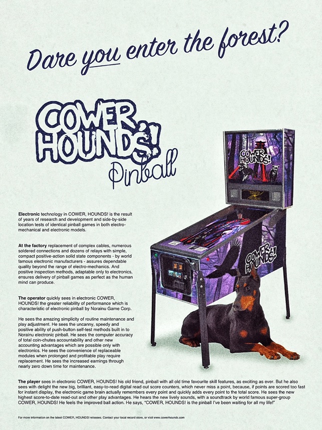 Cower, Hounds! - Pinball