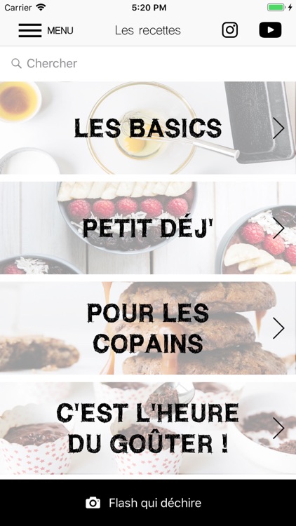 Le carnet de recettes