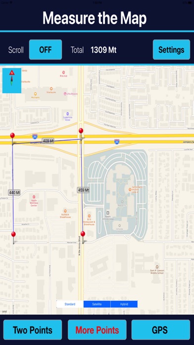 Measure Exact Distances on map screenshot 2