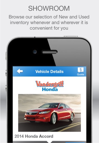 Vandergriff Honda screenshot 3