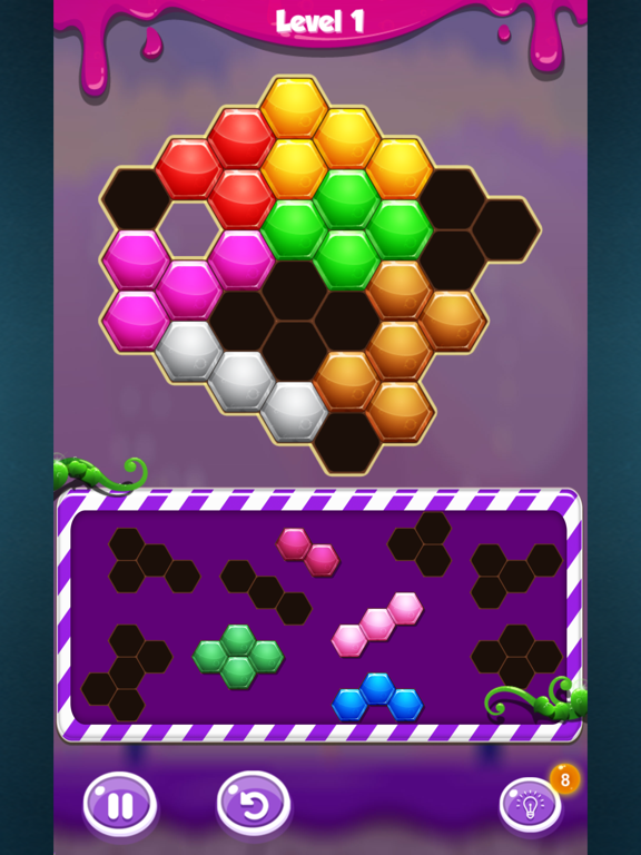 Hexa Merge: Block Puzzle Gameのおすすめ画像4