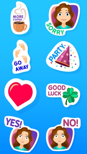 Fiona the Messy Girl Stickers(圖3)-速報App