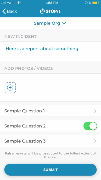 STOPit App