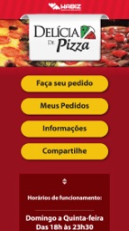 Del&iacute;cia de Pizza Captura de tela 1