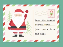 Christmas Letter with Message