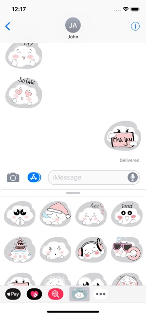 Lovely Cloud Stickers