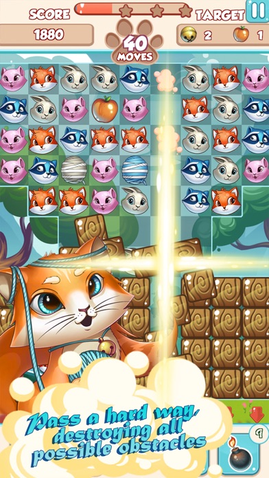 Lovely Pets Match3 screenshot 4