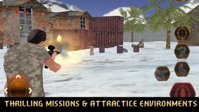 US Army Attack: Snow War screenshot 3