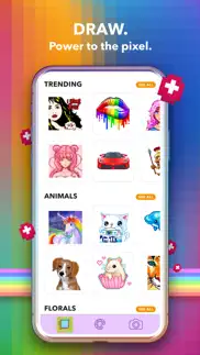 rainbow - number coloring iphone screenshot 1