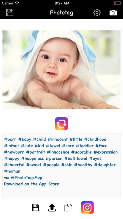 Phototag hashtag generator PRO