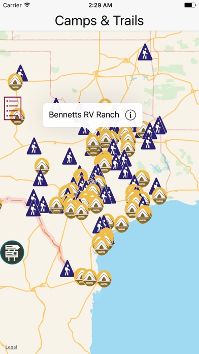 Texas Camps & Trails screenshot 2