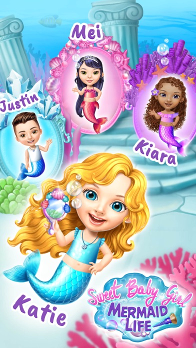 Sweet Baby Girl Mermaid Life screenshot 1