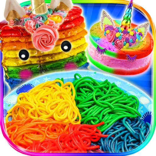 Glowing Unicorn Desserts Game! iOS App