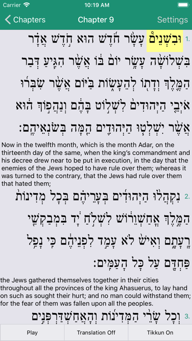 JOFA's Megillat Esther Screenshot 3