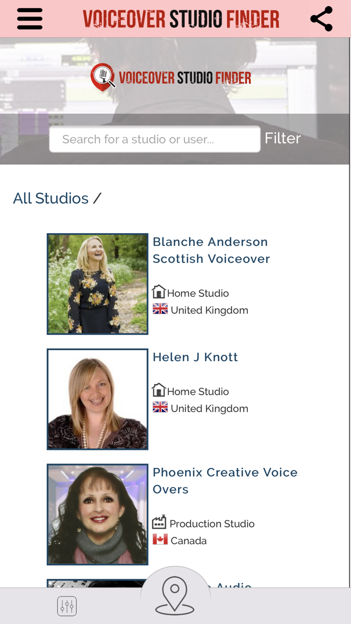 Voiceover Studio Finder