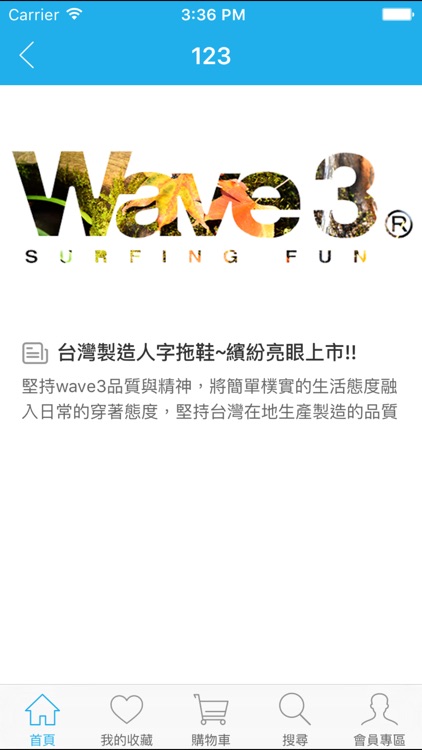 wave3 台灣製人字拖鞋