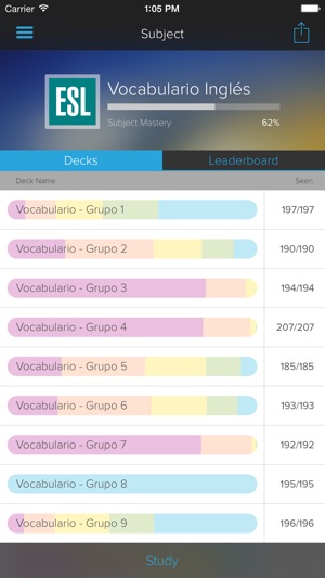 Vocabulario Inglés