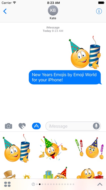 New Years Emoji Stickers by Emoji World