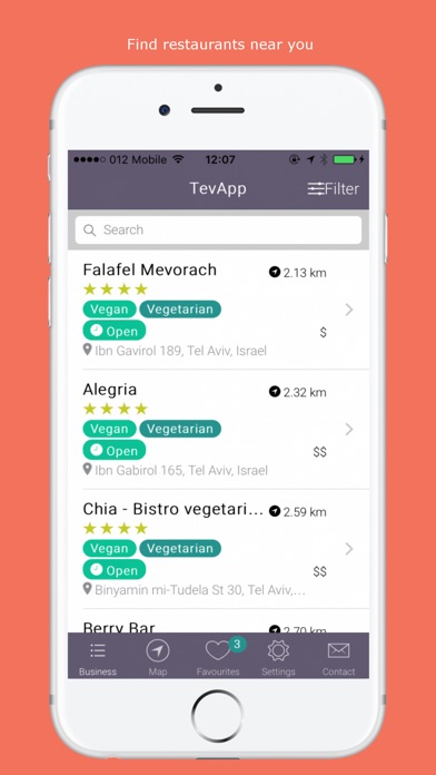 TevApp screenshot 2