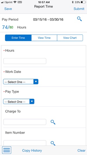 EE Time Entry Phone for JDEE1