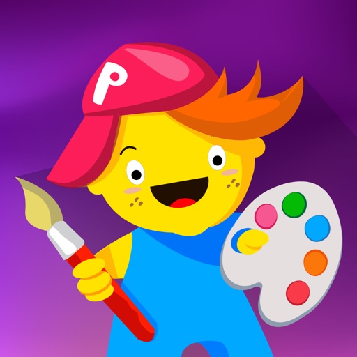 Pic Pen Coloring Book For Kids Icon