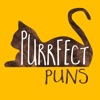 Purrfect Puns cat stickers