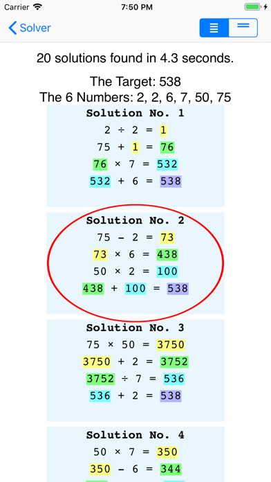 Countdown Game & Solver screenshot 2