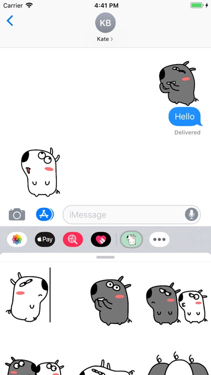 Silly Dog Animated Stickers