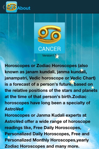Cancer Horoscope screenshot 2