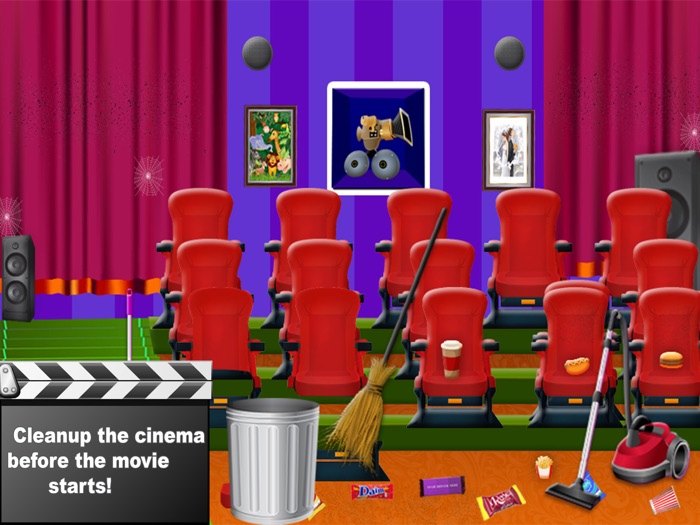 Cinema Cleaning - Theater Management Game