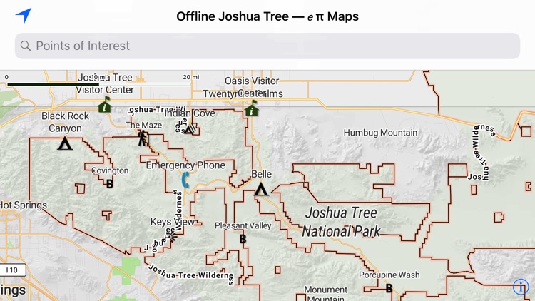 Offline Joshua Tree Map screenshot-1