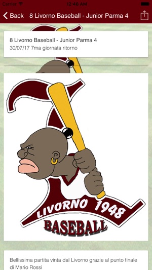 Livorno 1948 Baseball(圖2)-速報App