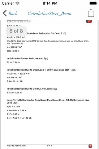 Beam Design Lite screenshot 3