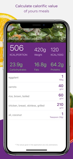 Tabela kalorii - Wiem co jem(圖3)-速報App