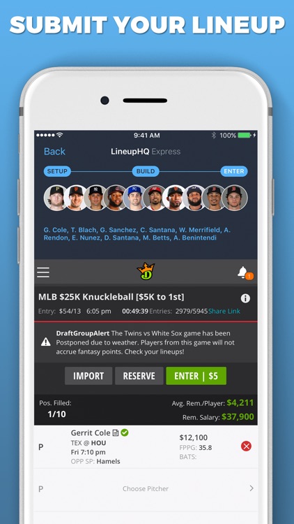 LineupHQ Express for DK screenshot-7