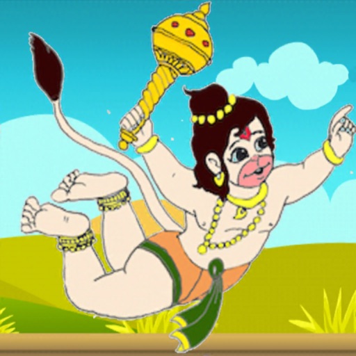 Lord Hanuman Coloring