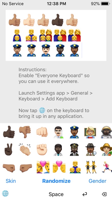 Everyone Emoji Keyboard screenshot 2