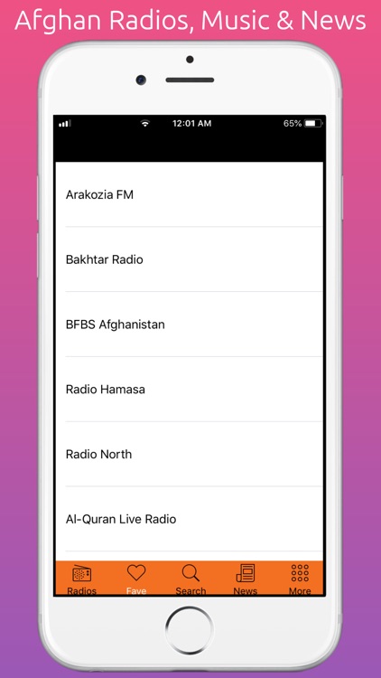 Afghani Radios, Music & News screenshot-4