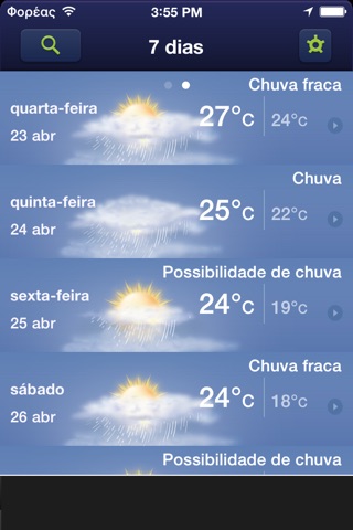 Freemeteo screenshot 2