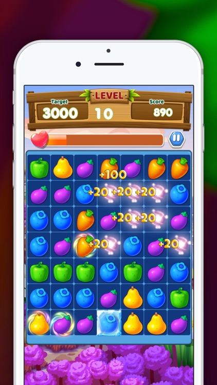 Fruit Garden Link Match 3