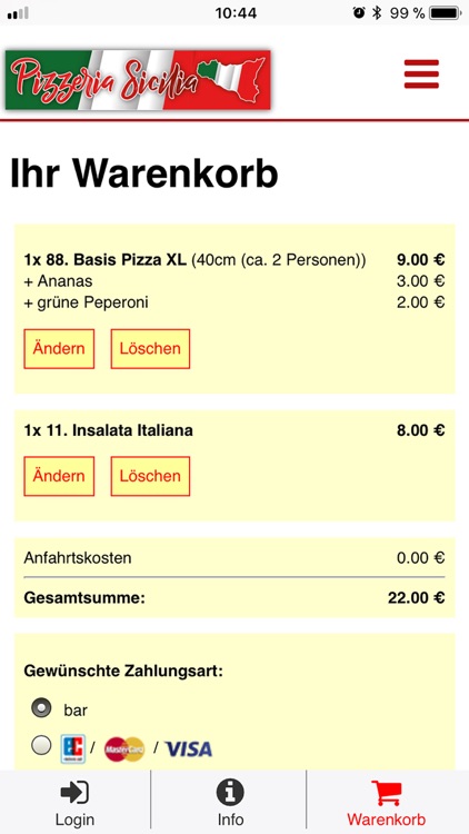 Pizzeria Sicilia Fulda screenshot-3