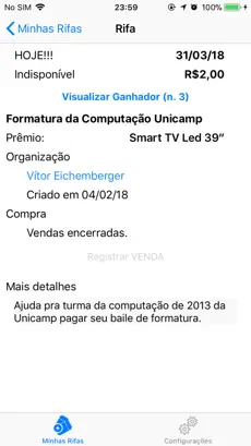 Captura 4 Rifa Mais iphone