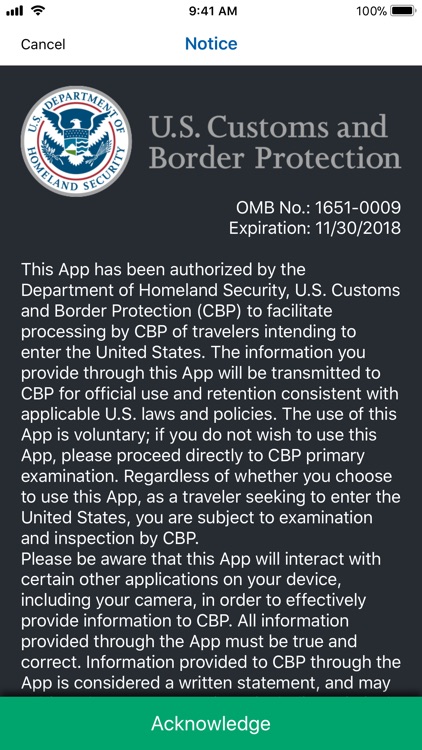 Mobile Passport