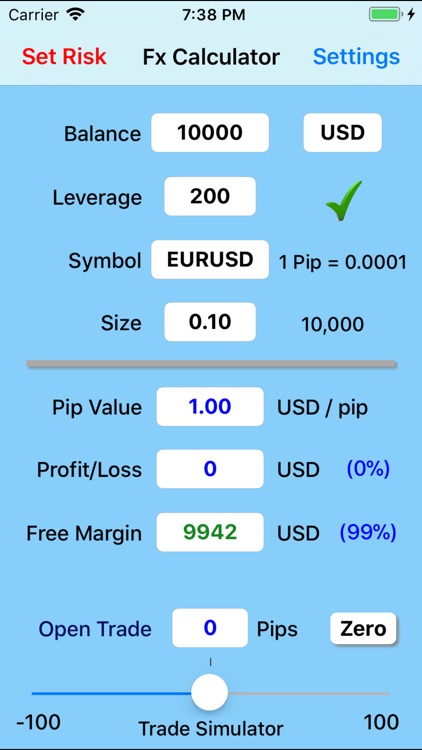 Forex calculator