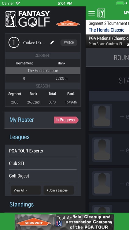 PGA TOUR Fantasy Golf