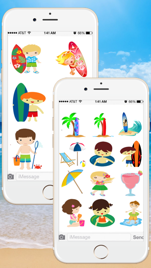 Beach Stickers(圖2)-速報App